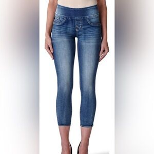 ROCK & REPUBLIC cropped pull on jeans size women’s 12